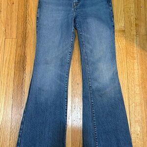 Good American Good Legs Flare Jeans Mid Rise 27